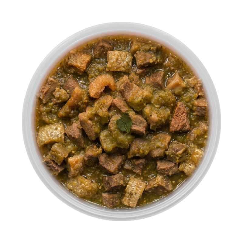 Chicharrón en salsa verde