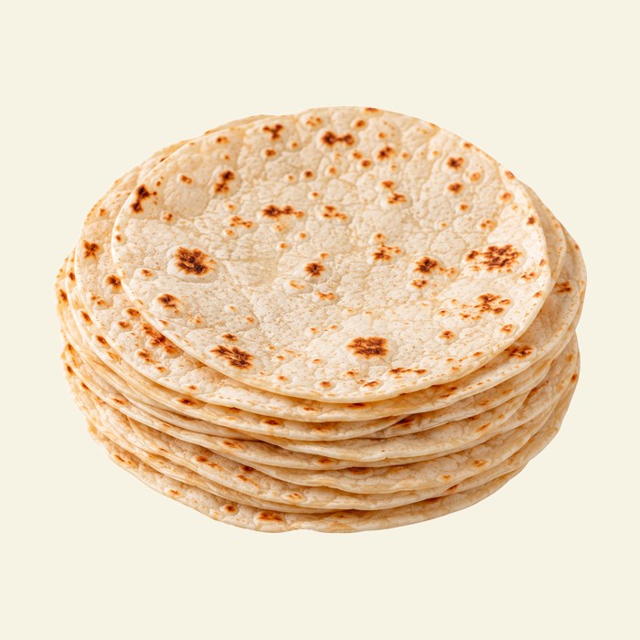 Tortilla de harina taquera